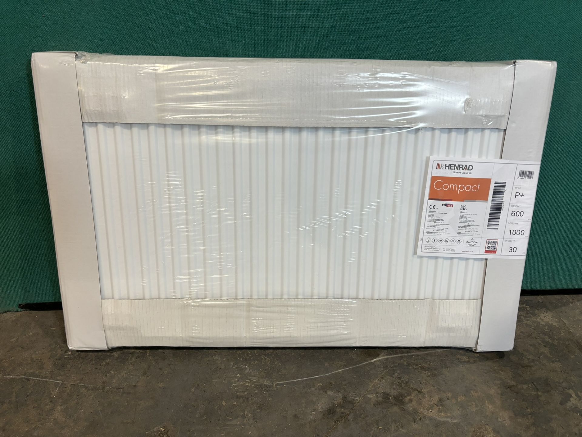 Henrad 600x1000 Compact Type 21 Double Panel Single Convector Radiator