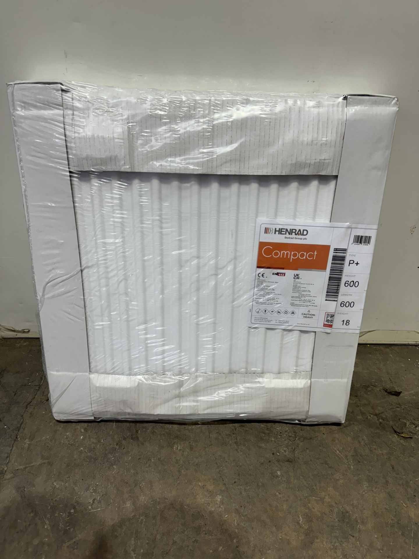 Henrad 600x600 Compact Type 21 Double Panel Single Convector