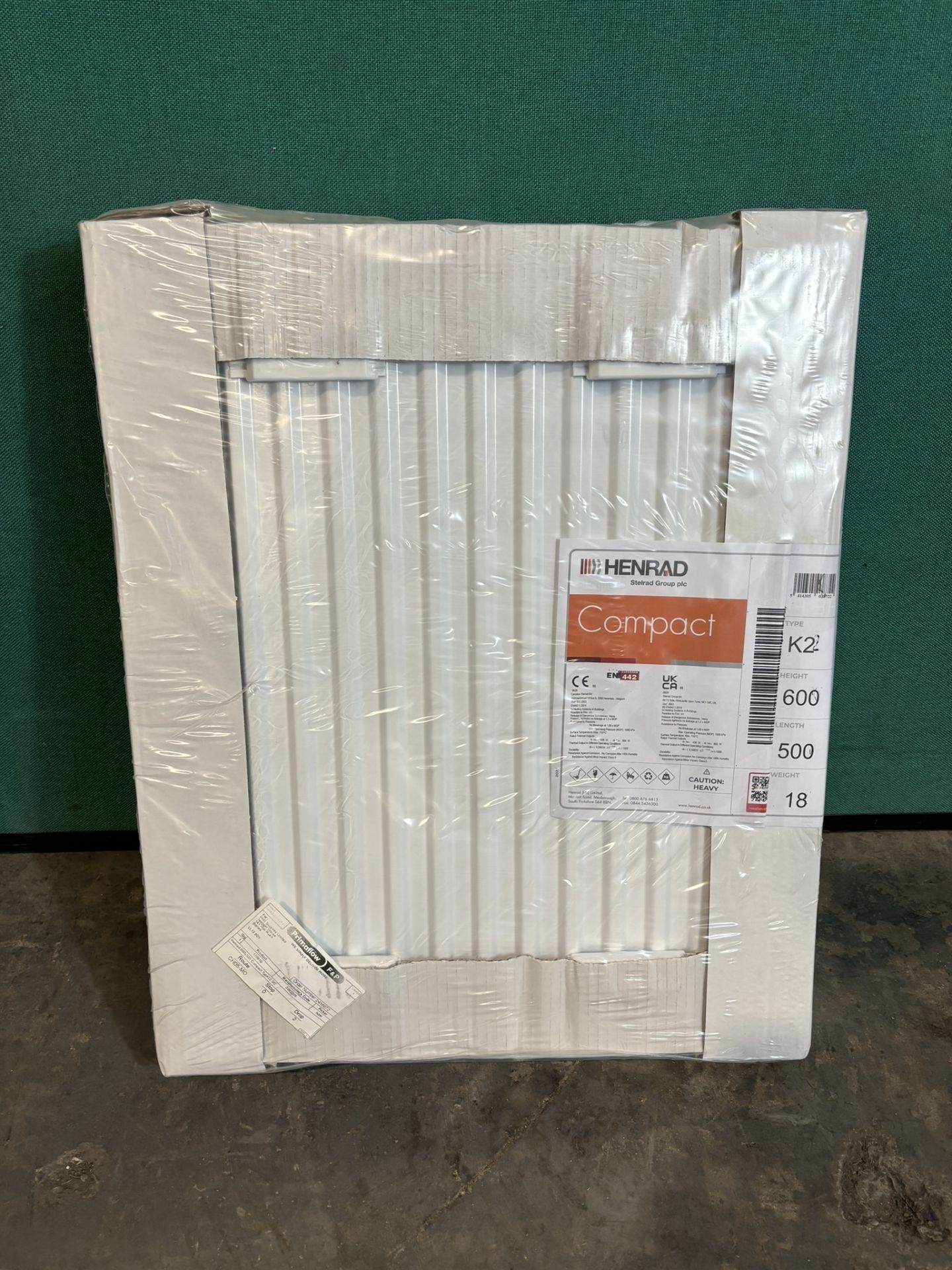 Henrad 600x500 Compact Type 22 Double Convector Radiator