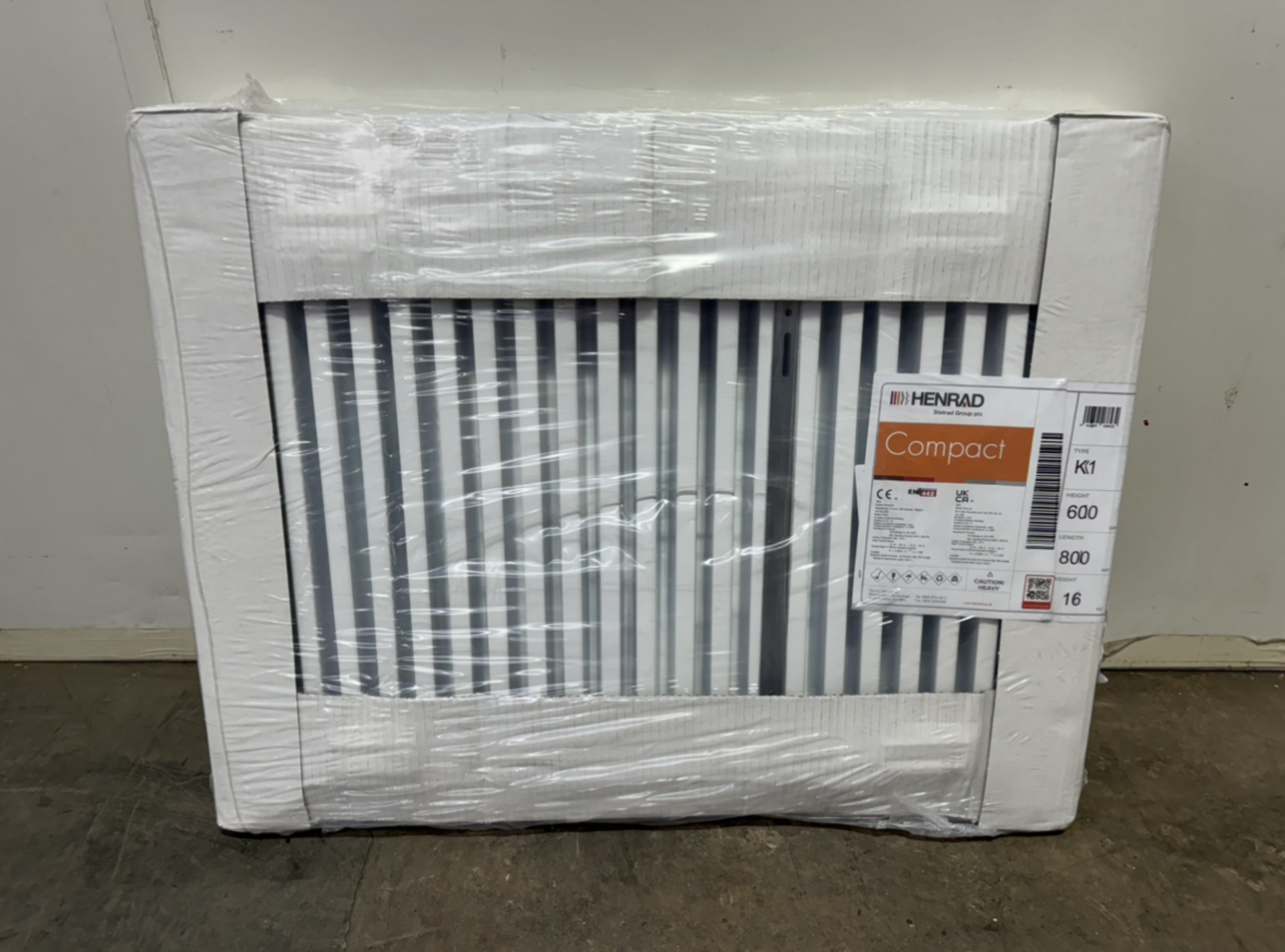 Henrad 600x800 Compact Type 11 Single Convector Radiator