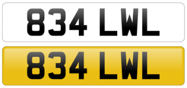 Private Reg: 834 LWL