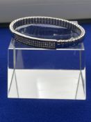 Ex-Display Nomination Single Bracelet Clear Crystals