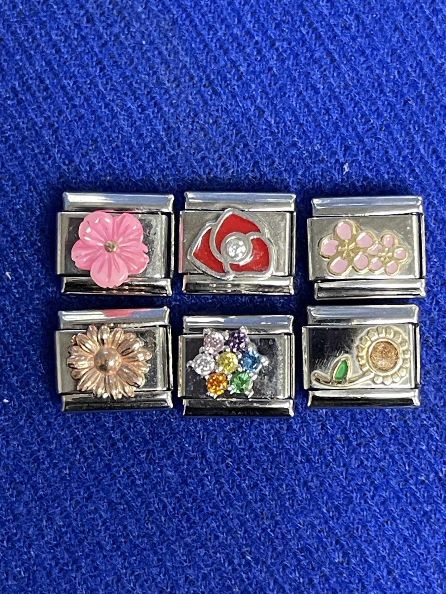 6 x Ex-Display Classic Flower Nomination Charms