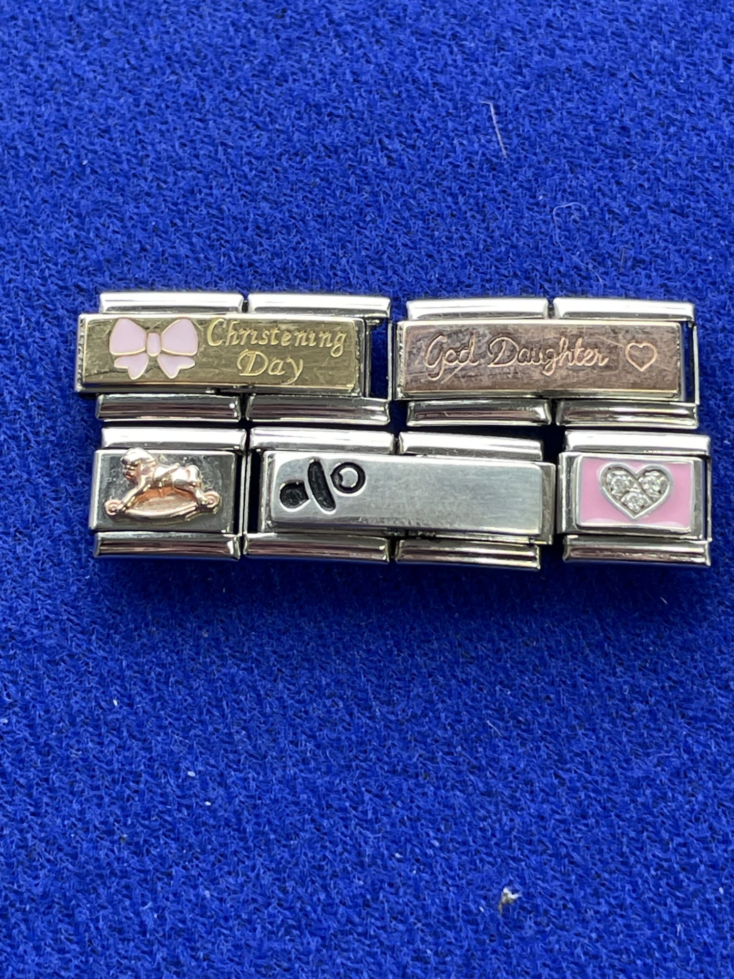 5 x Ex-Display Christening Themed Classic Nomination Charms