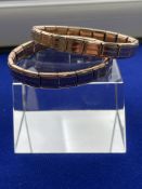 2 x Ex-Display Classic Nomination Rose Gold Starter Bracelets
