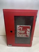JD Fire Red Dry Riser Outlet Cabinet