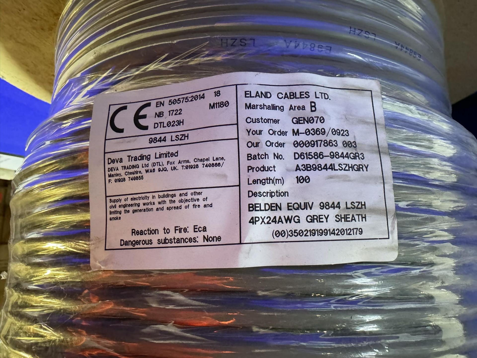 Reel Of Eland Cables Single Core Cable - Image 3 of 4