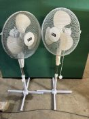 2 x SB S3-1006 16 Inch Stand Fans
