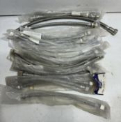 10 x Various Size Flexible Tap Connectors - As Pictured