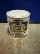 4 x Tins Of Rustings Quick Drying Primer & Undercoat