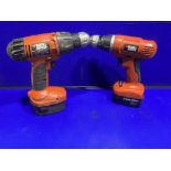 2 x Black & Decker Drills * Spares And Repairs*