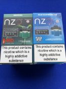 10 x Packs of NZO Prefilled Pods | See description | Total RRP £40