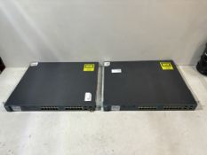 2 x Cisco Catalyst WS-C3560G-24TS-S Switches