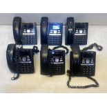 6 x BT Paragon 650 Corded Phones With Answer Machine