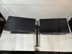 4 x BenQ GW2475-T 24-Inch LED Monitors With Dual Monitor Stands