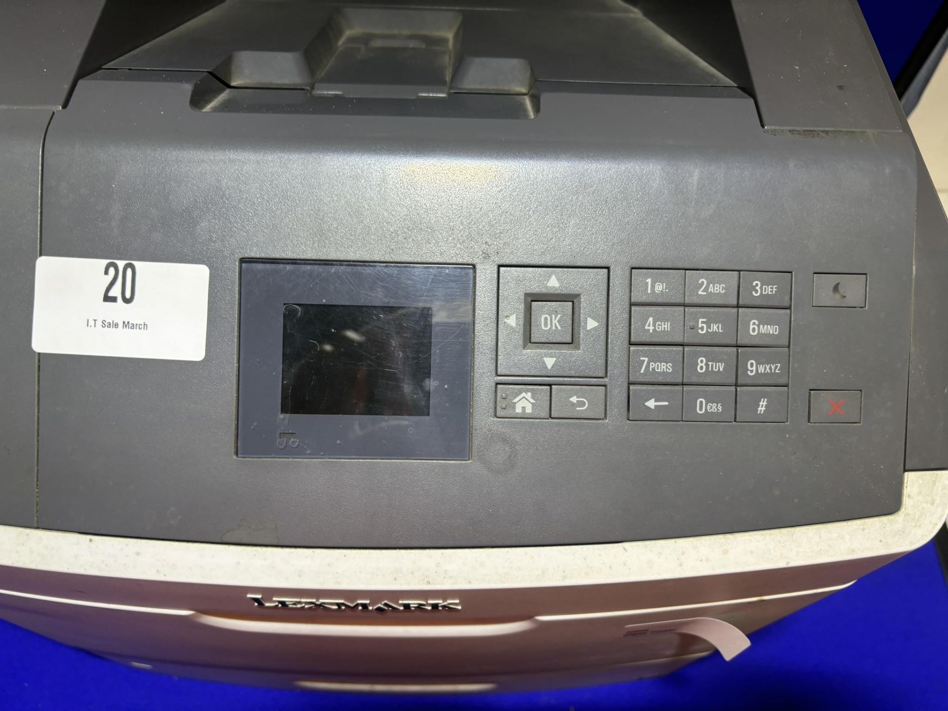 Lexmark MS817dn A4 Mono Laser Printer - Image 3 of 10