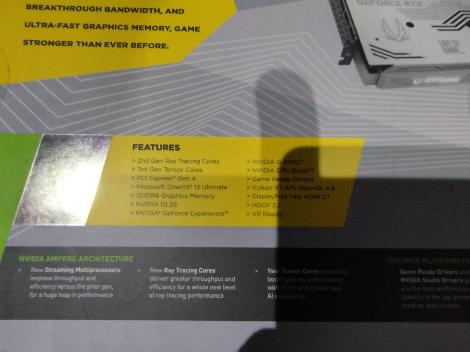 Nvidia GeForce RTX 3070 Graphics Card - Used - PLEASE SEE PHOTOS - Bild 3 aus 8