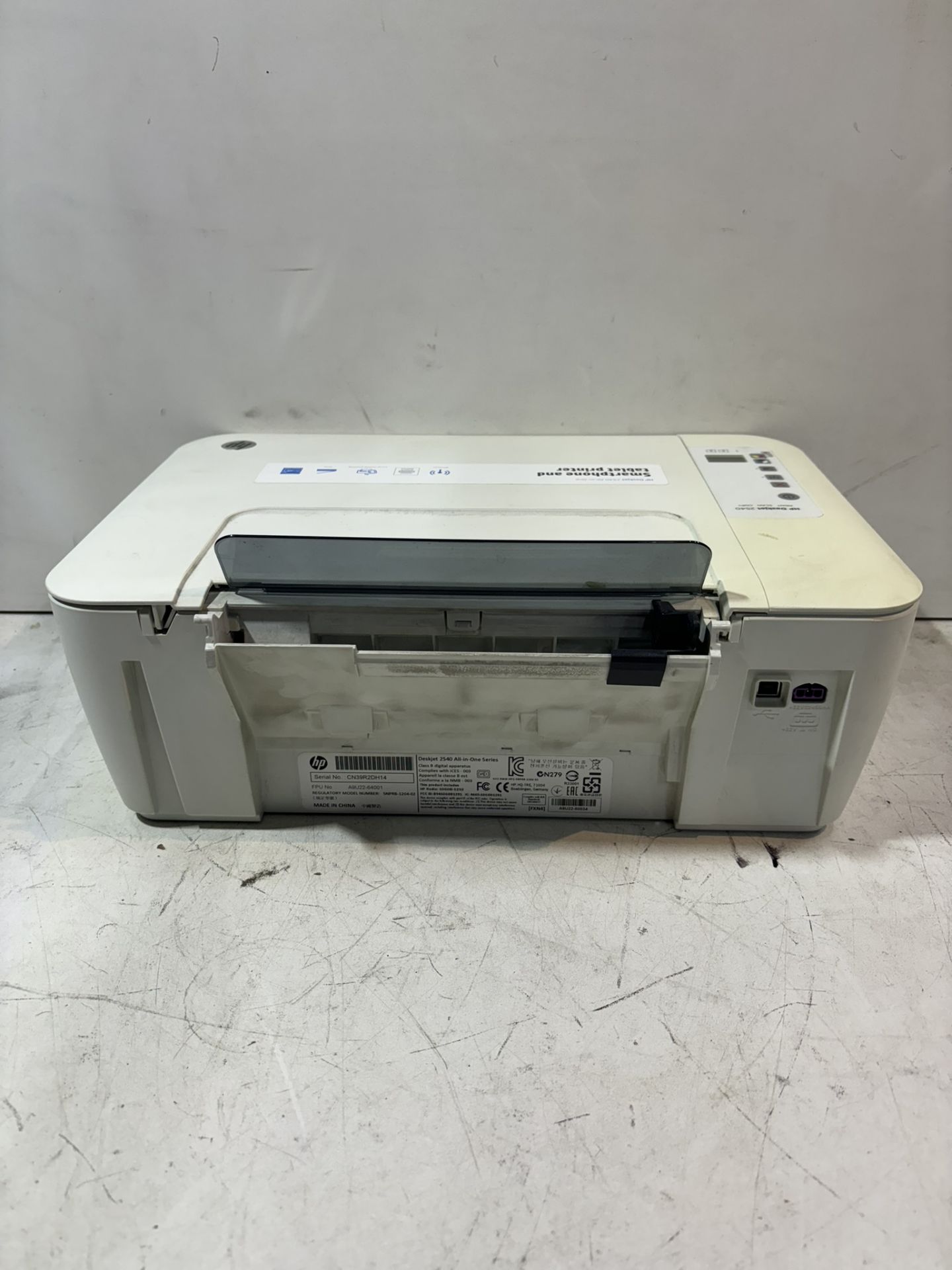 HP Deskjet 2540 All-in-One Printer - Bild 7 aus 8