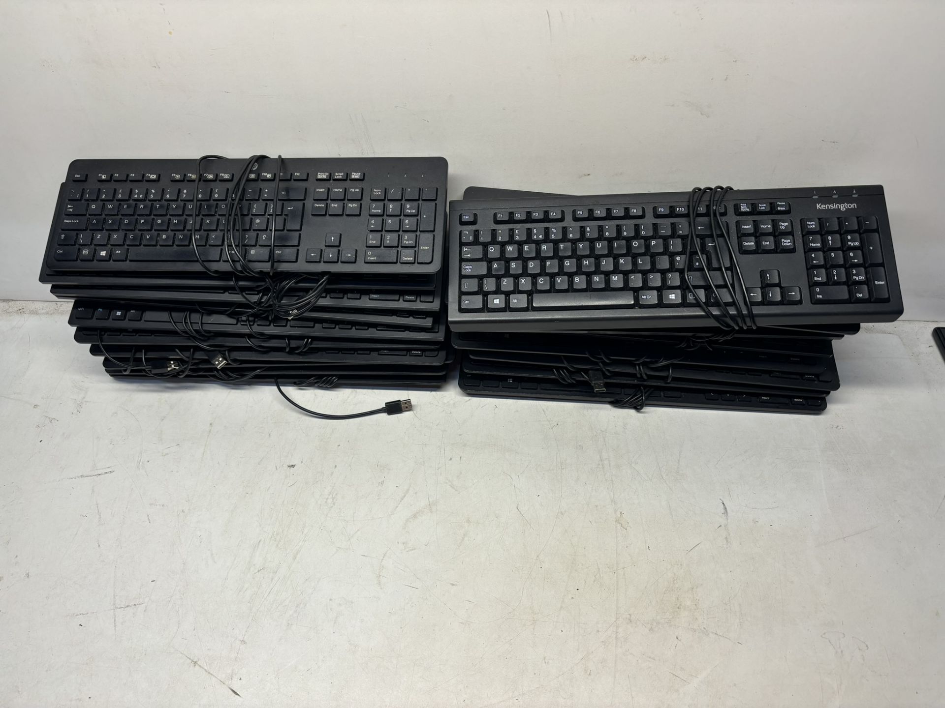 18 x Various Keyboards w/USB Connectors - Image 2 of 2