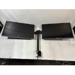 4 x BenQ Gw2270-B 21.5-inch LCD Monitors With Dual Monitor Stands