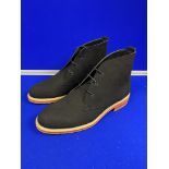 Good Guys Black Suede High Top Chelsea Boots - Size UK 11