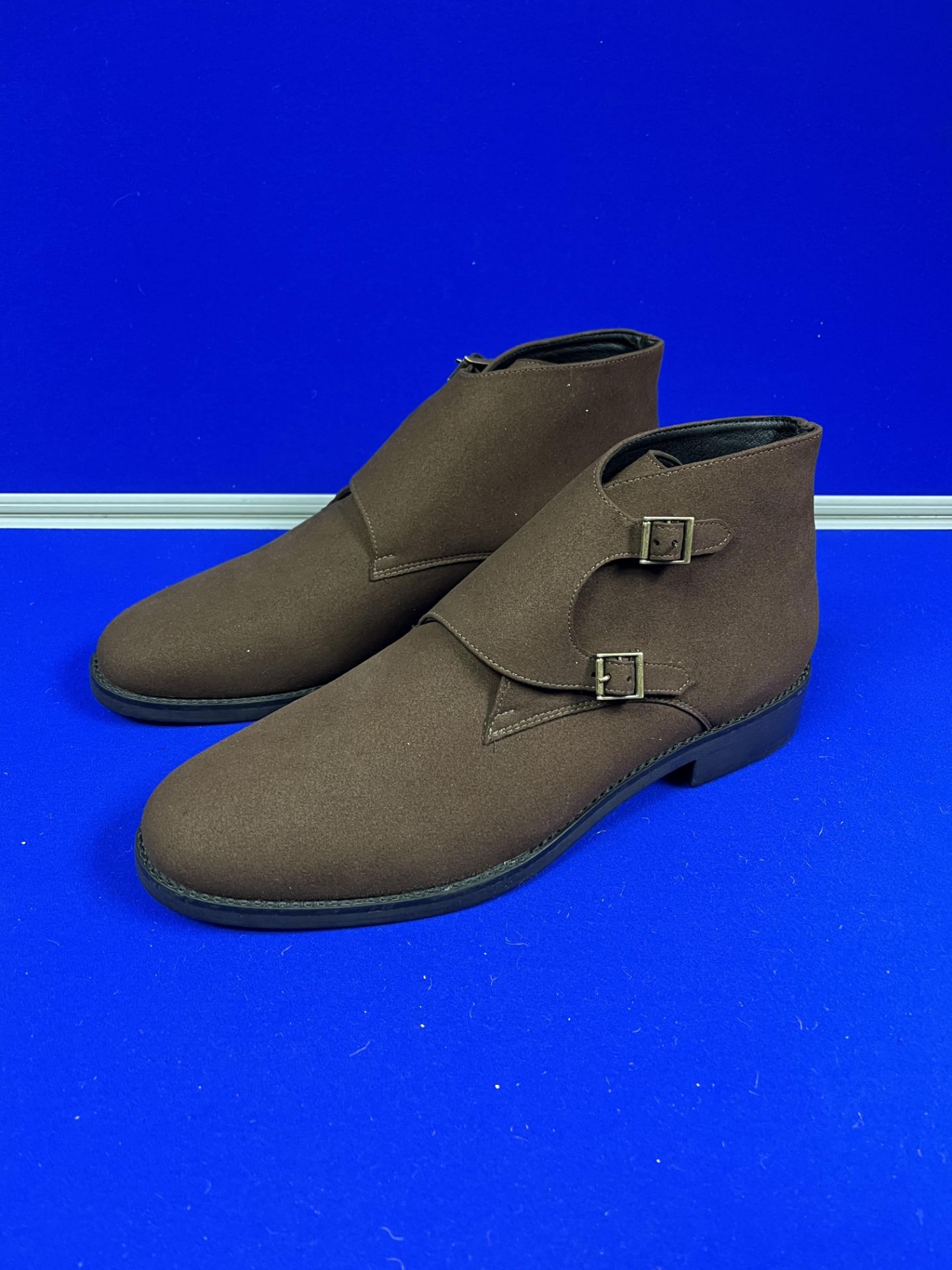 Brave Gentleman Brown Suede Chelsea Boots - Size UK 12