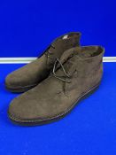 Extra Light Suede Brown Chelsea Boots - Size UK 7