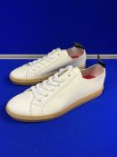 Good Guys Vegan Leather Trainers - White - Size UK 12