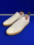 Good Guys Vegan Leather Trainers - White/Gum - Size UK 11