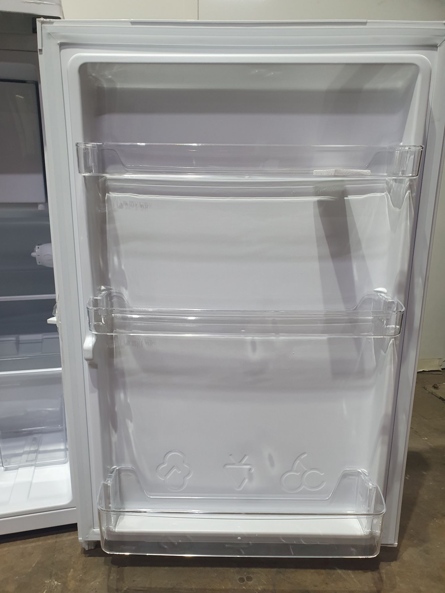 Ex-Display Teknix UC55R3W 55cm 107Litre Under Counter with Ice Box Freestanding Fridge White - Bild 5 aus 7