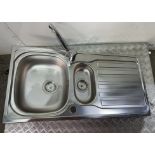 Ex-Display Unbranded Stainless Steel Sink W/ Tap