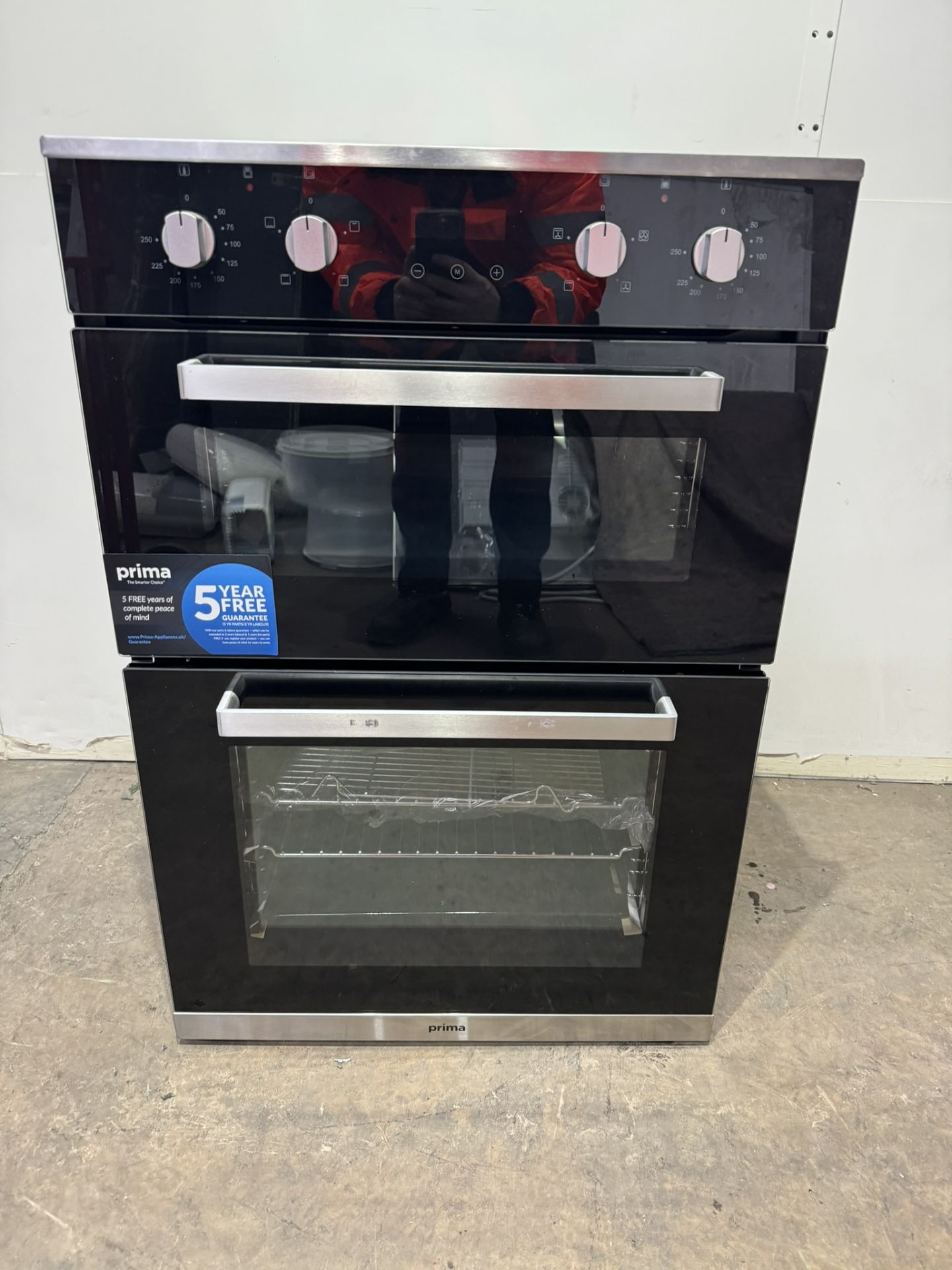 Ex-Display Prima PRDO302 Built In Double Electric Oven