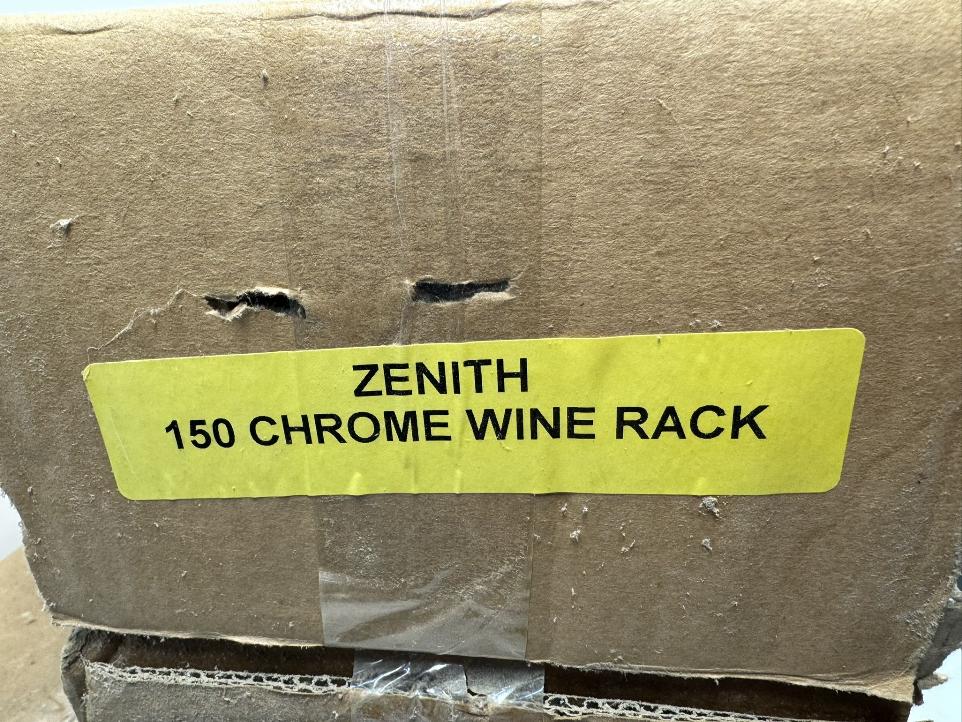 8 x Various Chrome Wine Racks - As Pictured - Bild 7 aus 9