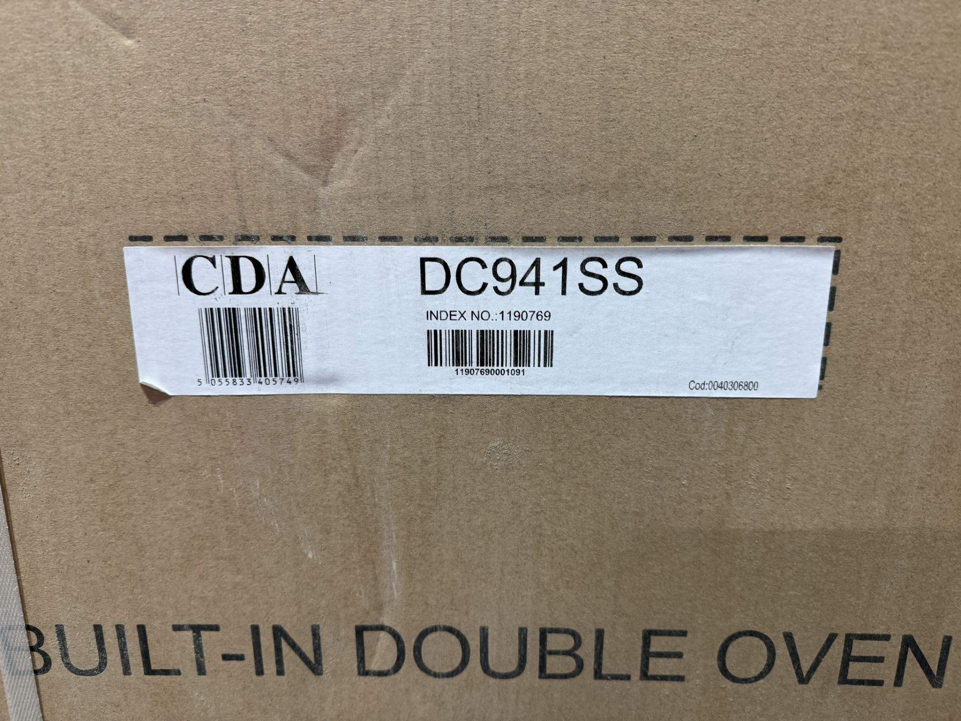 CDA DC941SS Built-In Electric Double Oven - Bild 3 aus 5
