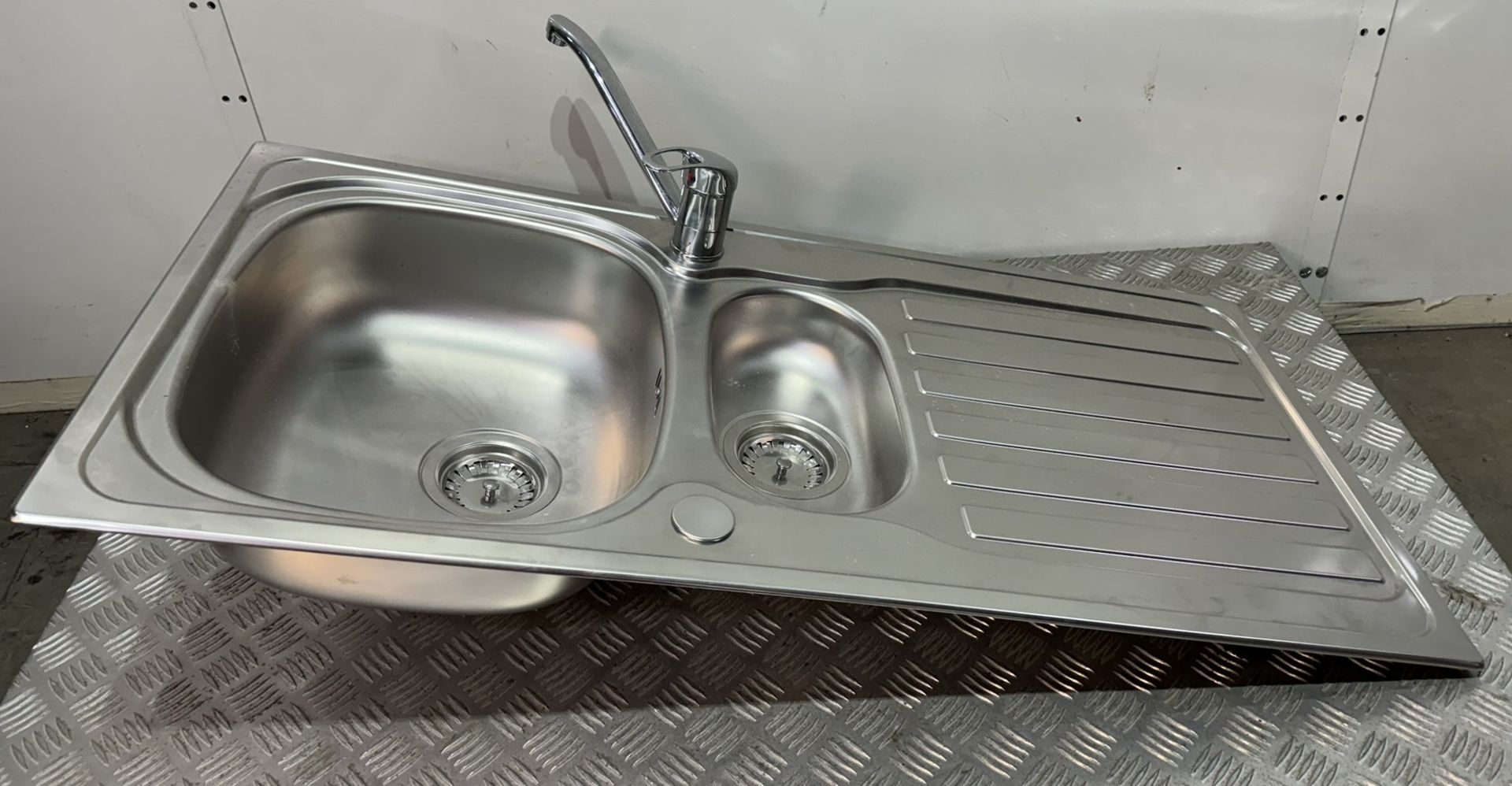 Ex-Display Unbranded Stainless Steel Sink W/ Tap - Image 2 of 6