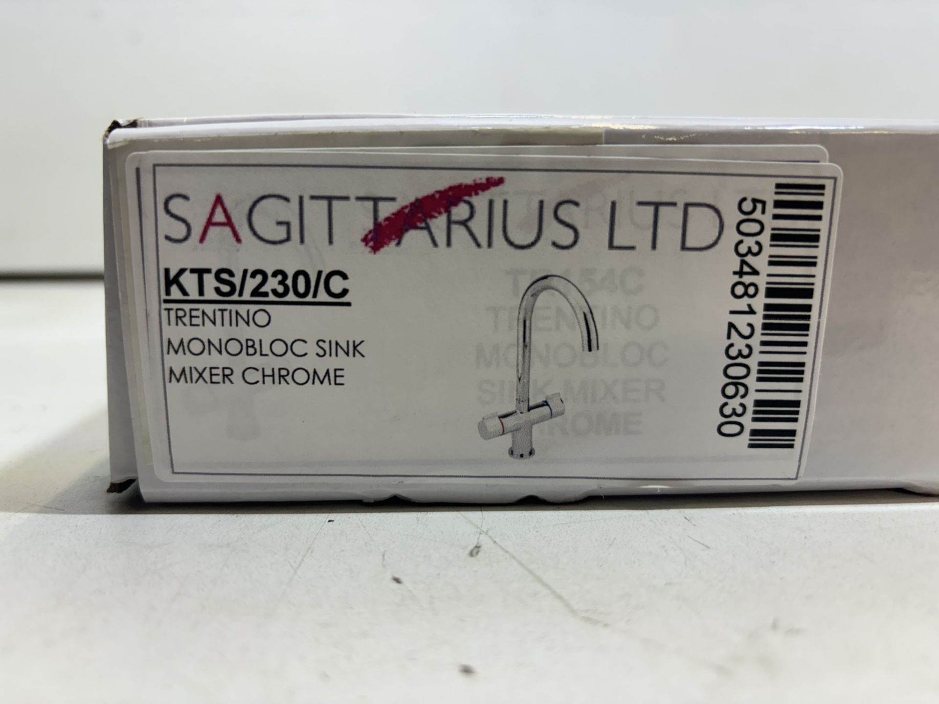 Sagittarius Ltd KTS/230/C Torentino Monobloc Sink Mixer Chrome - Bild 2 aus 4
