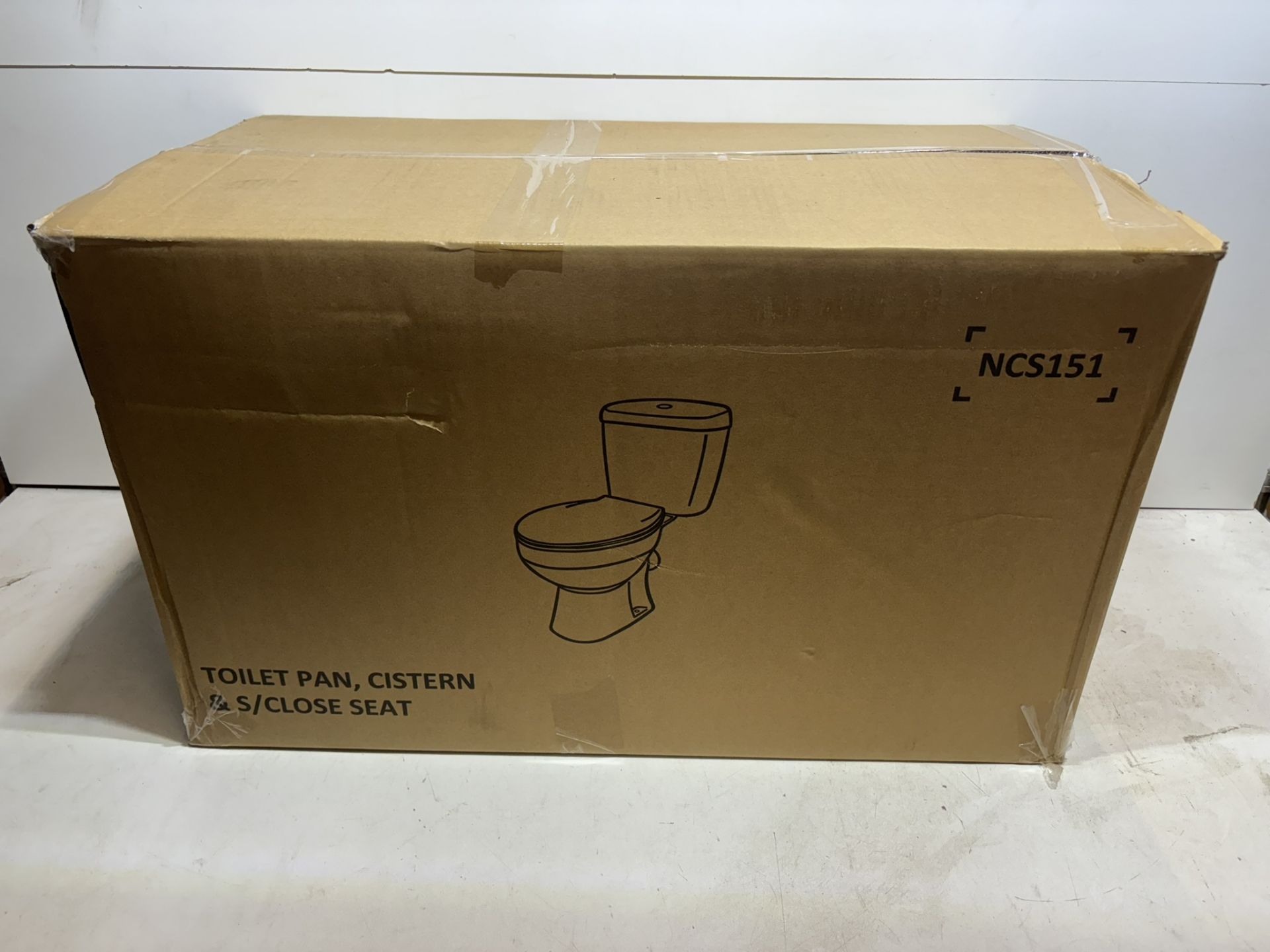 Melbourne NCS151 Toilet Pan, Cistern & S/close Seat