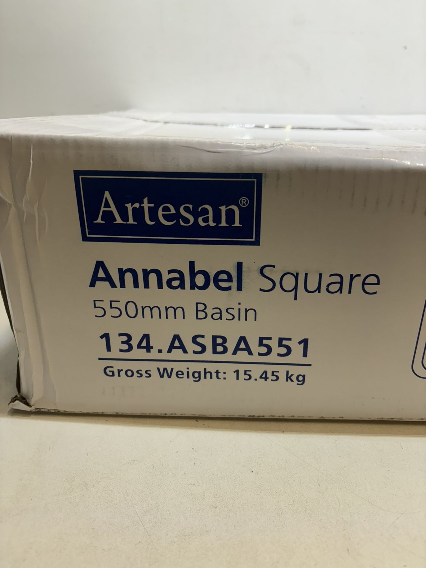 Artesan Square Basin 550 x 430mm - 1 Tap Hole *Basin Only* - Bild 2 aus 3