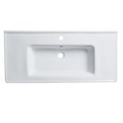 FAIRMONT 1000 CERAMIC BASIN - White