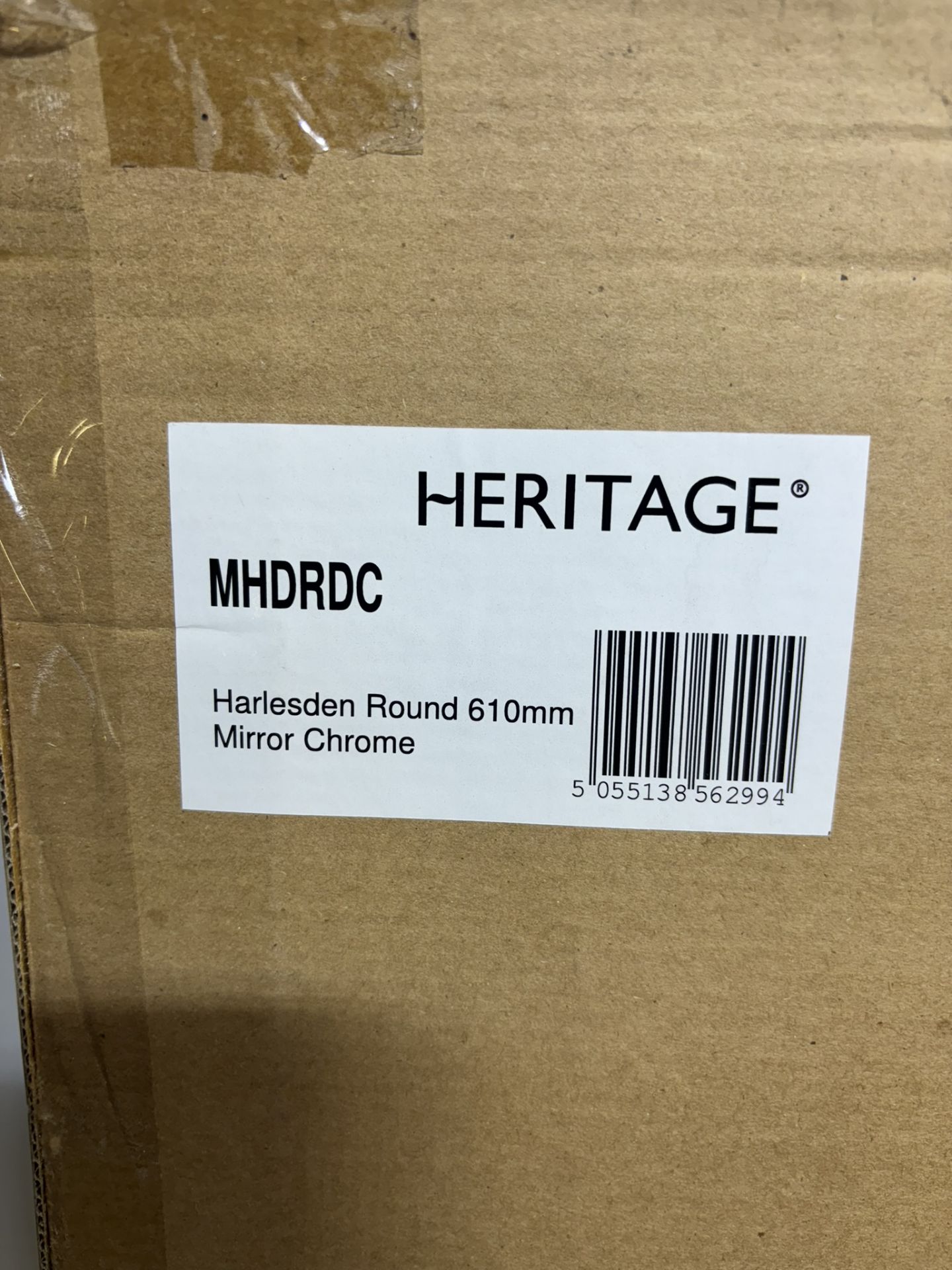 Heritage MHDRDC Harlesden Round 610mm Mirror - Chrome - Image 3 of 3