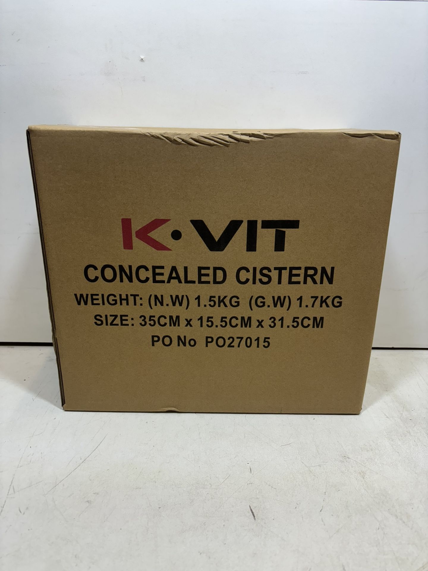 3 x Kartell K-Vit ACC001N Concealed Cistern Top Or Front Access - Image 2 of 3