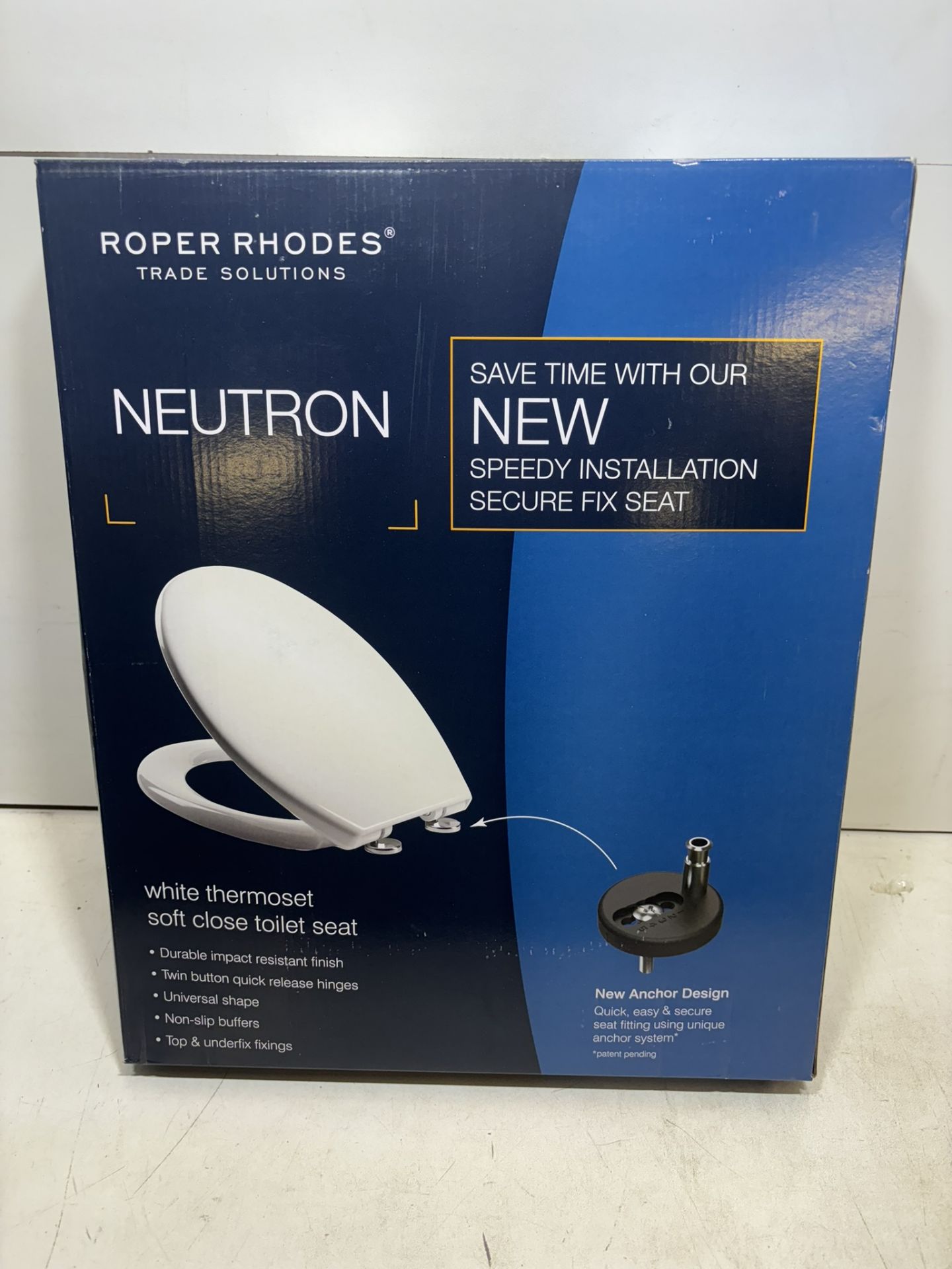 Roper Rhodes 8901WSC-SF White Thermoset Soft Close Toilet Seat