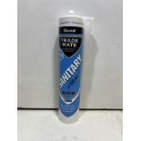 12 x Tubs Of Geocel Trade Mate Sanitary Seal 310ml Clear