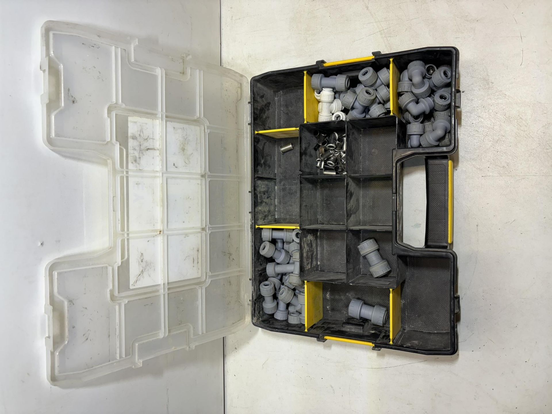 3 x Deep Compartment Organisers With Brass Pipe Fittings - See Photos - Bild 7 aus 7