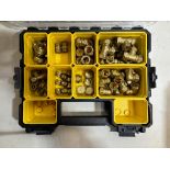 3 x Deep Compartment Organisers With Brass Pipe Fittings - See Photos