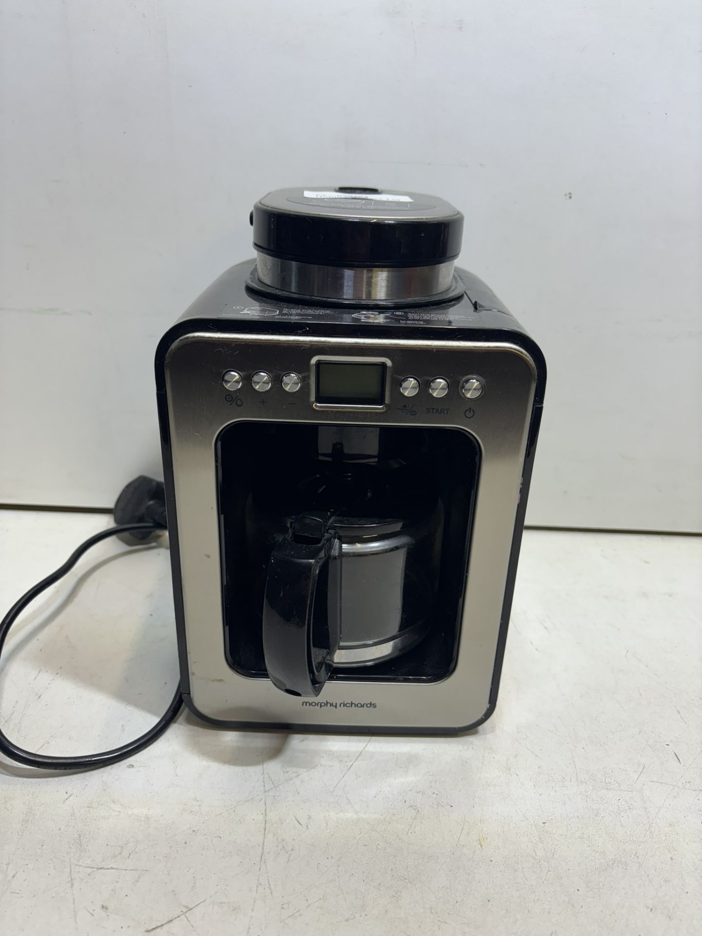 Morphy Richards 162100 Coffee Machine With Russell Hobbs Kettle And Coffee Beans - Bild 2 aus 7