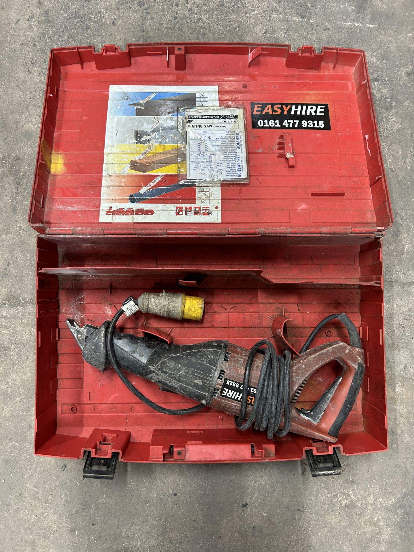 Hilti Corded Reciprocating Saw in Case