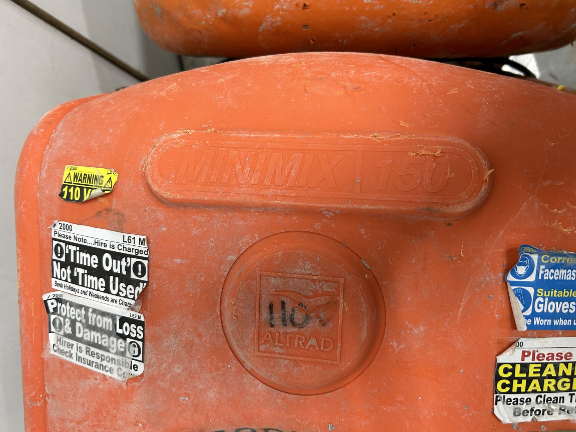 Altrad Belle MiniMix 150 Cement Mixer | 110v | YOM: 2021 - Image 5 of 7