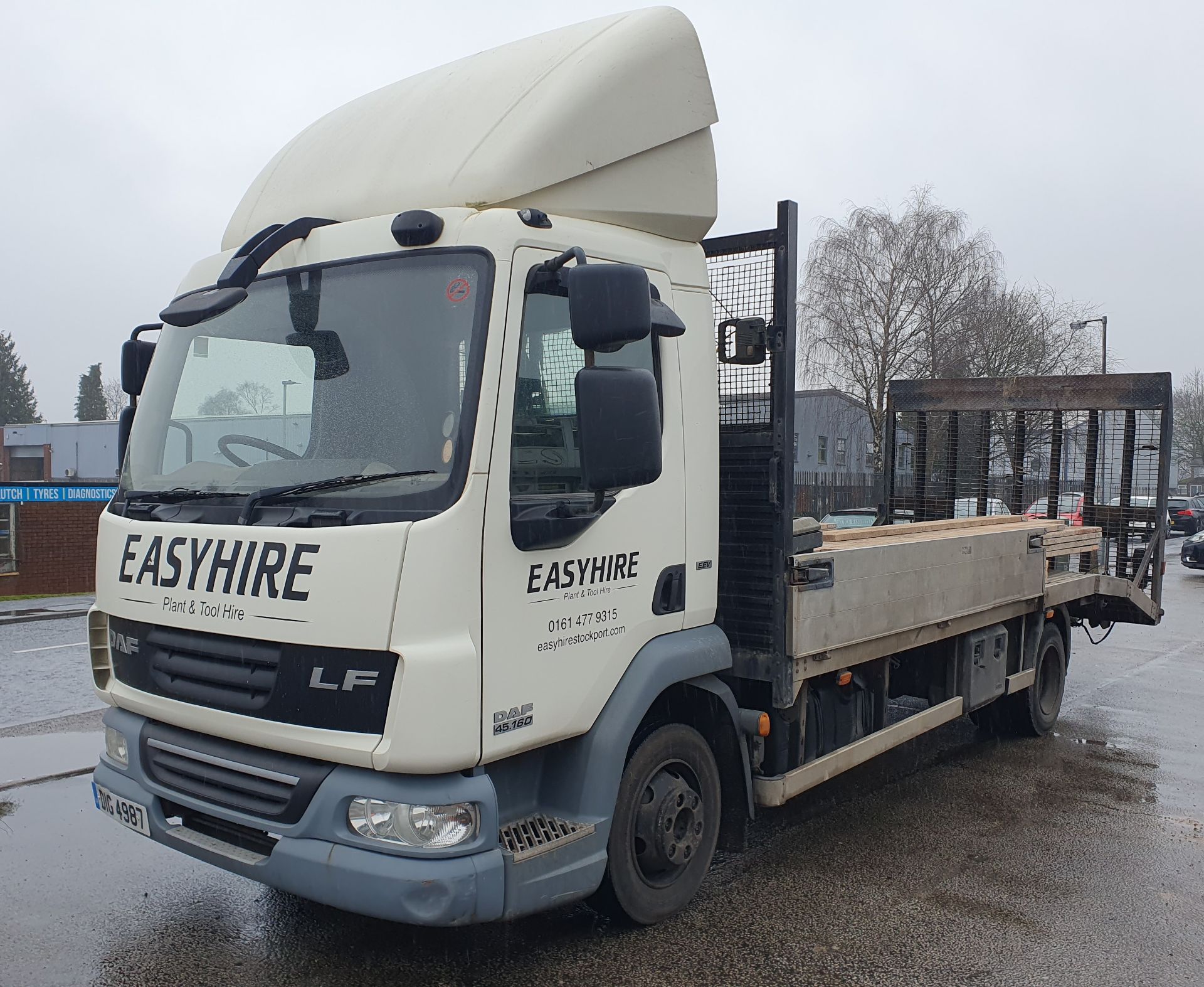 DAF LF 45.160 Flatbed Lorry w/ Loading Ramp & Electric Winch | DIG 4987 | 494,328km - Image 3 of 22