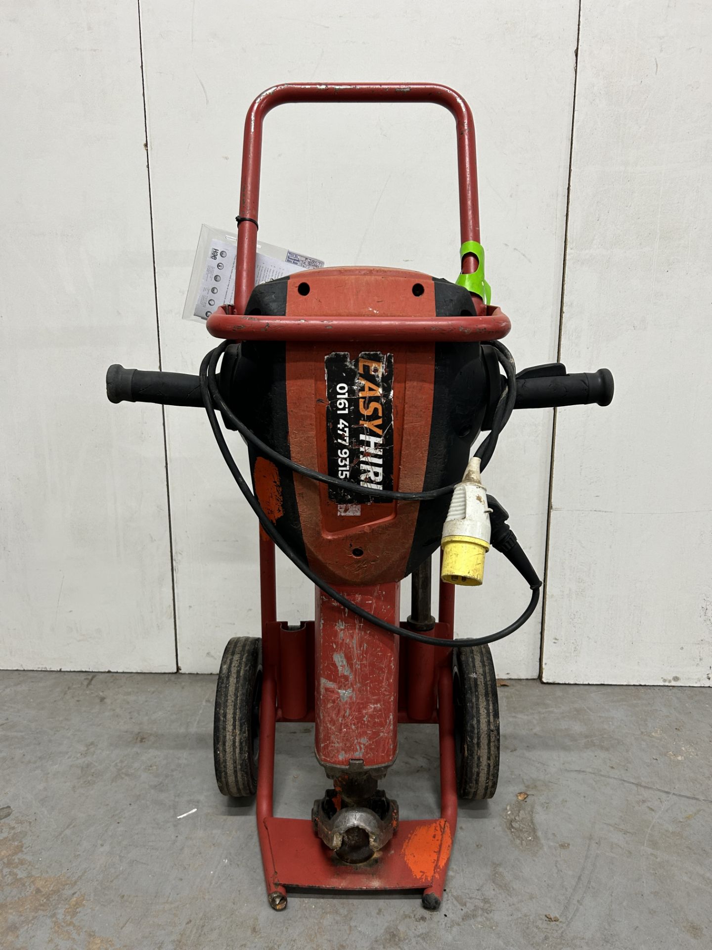 Hilti TE3000-AVR Heavy-Duty Concrete Breaker/Jackhammer w/ Trolley & 3 x Attachments